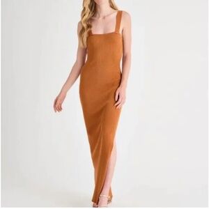 SPLENDID X RACHELOVE RIBBED TANK DRESS